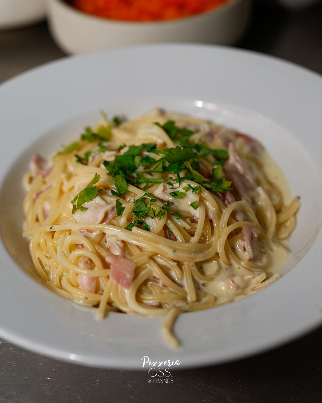 Spaghetti Carbonara — Pasta Pizzeria Ossi Wien